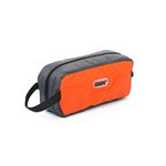 GOX Travel Toiletry Bag Ultra-Light Cosmetic Bag Large-Capacity Portable Makeup Pouch, Orange, 9.8*4.3*3.3 Inches