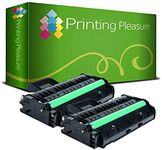 Twin-Pack 407255 Black Compatible Toner Cartridges for use in Ricoh SP 200, SP 201, SP 201N, SP 201NW, SP 203S, SP 204SF, SP 204SFN, SP 204SN, SP 211, SP 211SU, SP 212W, SP 213SFNW, SP 213SUW, SP 213W
