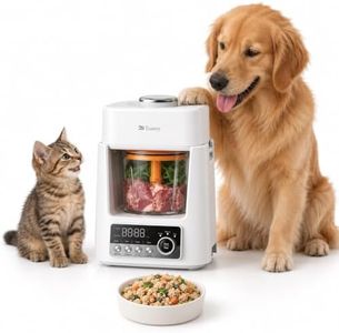 Tuanty Pet Food Maker, Dog Food Maker Machine with 20-Min Vaprelix™ Vitamin-Preserving Steam Technology, Fresh Meal Maker for Dogs & Cats Cream White