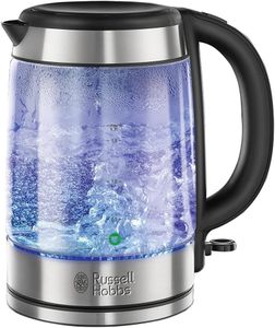 Russell Hobbs Glass Kettle 1.7L – Fast Boil, Stainless Steel