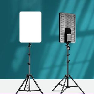 FKU 24inch LED Video Light Panel 2700K-6500K Photo Studio Lamp with Remote and 7FEET Tripod Stand Flash (24 INCH + 7 FEET)