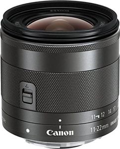 Canon EF-M 11-22mm f/4-5.6 IS STM Lens, Silver