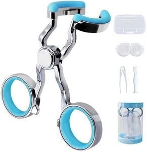 Contact Lens Applicator Tool, Contact Lens Eye Opener for Contact Wearing Aids, with Contact Lens Case, Sucker+Tweezer with Soft Tip, Convenient Travel Set