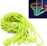 ETCBUYS Glow in The Dark Basketball Net - Night Glowing Basketball Standard Regulation Size Durable Rims Net - Perfect for Indoor Outdoor Kids Backboard and Thick Rim (Glow in The Dark Net)