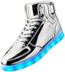 DIYJTS Unisex LED Light Up Shoes, F