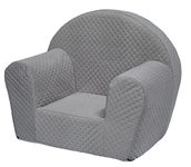 Velinda Kids chair, soft, foam, armchair, toodler, nursery, baby (colour: grey)