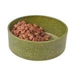 Eha Earth-Friendly Dog Food Bowl For Dogs&Pets|Dog Bowl Large|1200 Ml|Pet Bowl Made With Rice Husk&Bamboo Fibers|Dog Feeding Bowl|Anti-Skid|1 Unit|Yellowgreen,?18.5 cm,H_6 cm,W_18.5 cm