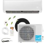 12000BTU Mini Split AC/Heating System, SIMOE 21 SEER2 208-230V Mini Split Air Conditioner, Ductless Air Conditioner with 1 Ton Heat Pump & Inverter, Energy Star, Wall-mounted AC, Cools Up to 750 Sq.Ft