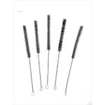 PUFF SMART Stainless Steel Smoking Pipe Bong Shooter Cleaner Pack of 5, Black.