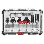 BOSCH 6 pc. Carbide-Tipped Trim and Edging Router Bit Set