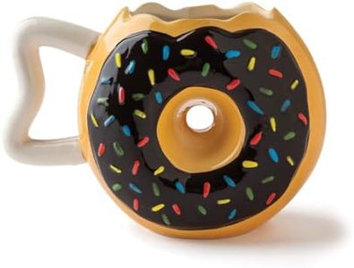 BigMouth Inc The Original Donut Mug, Ceramic 14oz, Chocolate Frosting with Sprinkles, Funny Coffee, Tea, Hot Chocolate Mug Gift