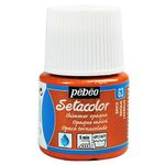 PEBEO Setacolor Fabric Paint - 45 ml bottle - Setacolor Opaque Shimmer Brick (63)