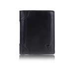 Zeetap Mens Wallet RFID Leather Wallet with Zip | Men Wallets Card Holder for Men (Horizontal)