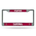 Rico Stanford Chrome License Plate Frame