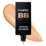 MARS BB Cream Lightweight Foundation | Blendable BB Cream for Women | Colour Correction for All Skin Types (30 ml) (Medium Beige)