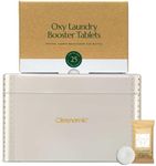 Cleanomic Oxy Booster Tablets (Whites) and Tablet Tin Bundle