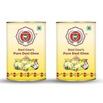 SHRI PATHMEDA 100% Natural Cow Ghee 2L|Original Desi Ghee|Pure For Improved Immunity & Heart Health (2 Litre)