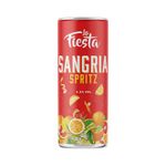 La Fiesta Sangria Spritz 4.5% ABV | Semi-Sparkling Fruity British Red Wine | 6 x 250ml Cans