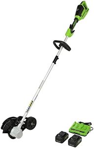 Greenworks 48V (2 x 24V) 8" Brushless Cordless Edger, (2) 4.0Ah Batteries and Dual Port Rapid Charger Included