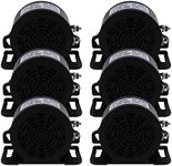 MIRKOO Backup Alarm 110dB 12V-80V DC Waterproof Industrial Heavy-Duty Backup Reverse Warning Alarm with Super Loud Beeper Tone for Truck Van Freight Car Lorry Heavy Vehicles (110dB-6PC)