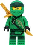 LEGO Ninjago Mini Figure Lloyd (Legacy) with Shoulder Armour and Swords