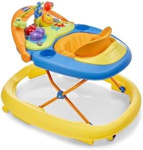 Chicco Walky Talky Baby Lauflernwagen mit Aktivitätszentrum, Spielzeug für Erste Schritte mit 3D-Spielbogen, Lichter und Geräusche, Höhenverstellbar, Lauflernhilfe, Lernspiele ab 6 Monaten, max. 12 kg