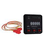 RV Tank Sensor Monitor Panel M25 | KIB Replacement | Panel Only | Level Sensor | Fresh Water or Holding Tank Level Sensor (Black)