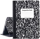 Ipad Air 1/2 Case, Ipad 9.7 Inch 2017/2018 Case, Vimorco Pu Leather Cover with Multi-Angle View Stand, Ipad 5th/ 6th Generation Smart Cover with Auto Wake/Sleep Function, Composition Book