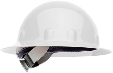 Fibre-Metal by Honeywell E1SW01A000 Super Eight Full Brim Swing Strap Hard Hat, White