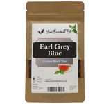 Your ExcellenTEA - Earl Grey Blue Flower - Black Tea Loose Leaf with Real Bergamot Oil in Resealable Pouch made from Ceylon BOP1 (250g)