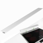 30" Slide-in Stove Rear Filler Kit W10113901A, Stove Gap Filler Strip，Waterproof & Easy to Clean - No Drilling Required，for Whirlpool and Most Brands (Silver-30in)