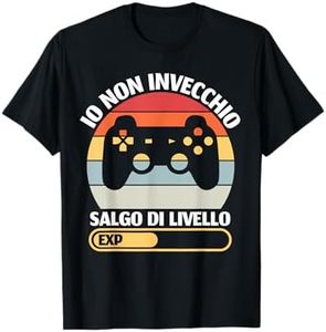 Gaming Nerd Videogiocatore Giocatore Salgo Di Livello Maglietta