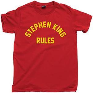 Stephen King Rules T Shirt Monster Squad Author Of Fiction Horror Movies Tee