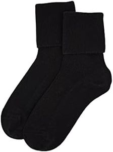 Pure Cashmere Women Ladies Men Unisex Socks, Seamless Toes Sewed by Hand, Made by Prime First Class Cashmere Yarns (1 Pair) (Green)