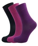 Green Bear Bamboo Fibre Socks - Multi Colours, Soft, Breathable, Antibacterial, Odour Resistant, Ideal for Sport Wear, Extra Sole Support, UV Protective, Moisture-Wicking, Unisex - 3 Pairs