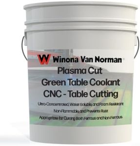 Plasma Cut - Green Coolant - Table and CNC Cutting Coolant (5 Gallons)