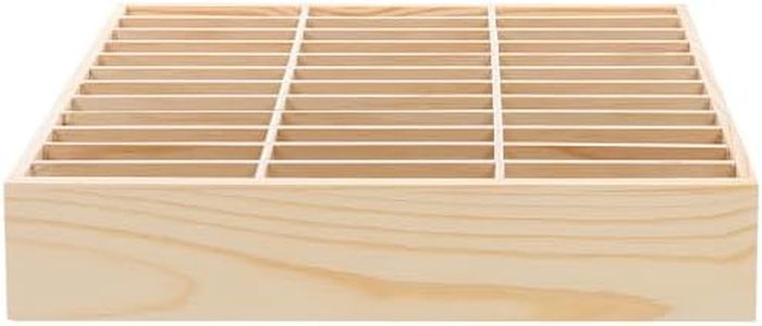 Operitacx Teléfono celular Almacenamiento Escuela Teléfono Rejilla Organizador de Madera Móvil Caja de Rejilla Caja de Teléfono Aula de Caja: 36 Ranuras, 30.8X28CM, Moda