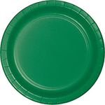 Creative Converting 483261B Table Needs, Value Pack Paper Dinner Plates, Emerald Green, Multi Size, 75ct