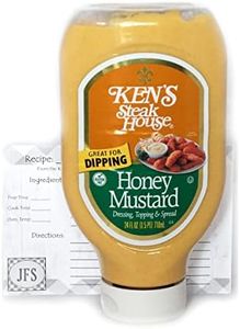 Ken's Honey Mustard, 1-24 Ounce Bottle Bundled with a JFS Recipe Card