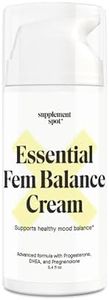 Supplement Spot Fem Balance Cream, Natural Women’s Neck Chest Cream with Progesterone, Phytoestrogens, DHEA, & Pregnenolone, Formulated to Support Essential Mood Balance in Women