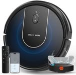 Bagotte Robot Vacuum Cleaner with Mop,5000PA Strong Suction Robotic Vacuums,3 in 1 Robot Hoover with Auto Carpet Boost,Self-Charging, Alexa/App/WiFi for Pet Hair Hard Floor