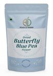 A D Food & Herbs Dried Butterfly Pea Flower/Aparajita ke phool Flower/Petals Aromatic Edible for Homemade Lattes, Tea Blends, Bath Salts, Gifts, Crafts (50 Gms)