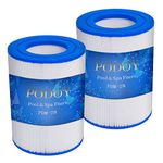 Podoy PDM28 Spa Filter Compatible with Pleatcoo Aquarestt Dream Makerr 461273,Powerful Filtration Performance 2 Pack Hot Tub Filter