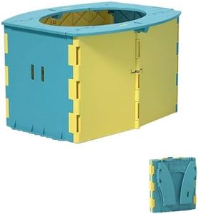 VUFVOID Folding Potty for Kids, Portable Travel Toilet for Toddler, Outdoor Camping, Yellow