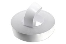 WoodPress® 50mm Pearlised White Melamine Pre-Glued Veneer Edging Tape – 50m Trade Roll – Iron-On Wood Application