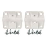 Coleman Replacement Cooler Hinges (2-Pack), Replacement Hinges for Damaged Coolers, 2 Plastic Hinges & 8 Mounting Screws