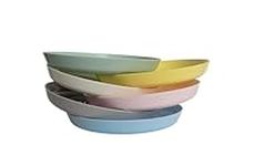 Ikea Kalas 501.929.59 BPA-Free Plate, Assorted Colors, 6-Pack