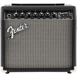 Fender Champion II 25, Combo Guitar Amp, 25W, Suitable For Electric Guitar, More Power, Upgraded Effects and Amp Models, Black/Silver