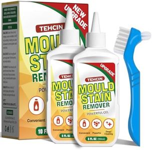Mould Stain Remover Gel for Tile Grout Washing Machine Cleaner with Brush - 10 Fl Oz