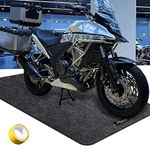 Roykaw Garage Floor Mat and Mechanic Pad, Motorcycle Parking Mat,Protect Floor from Spills, Drips, Splashes and Stains, Oil Absorbent/Cut to Size/Waterproof/Non Slip Design - 39.3" x 72.8"